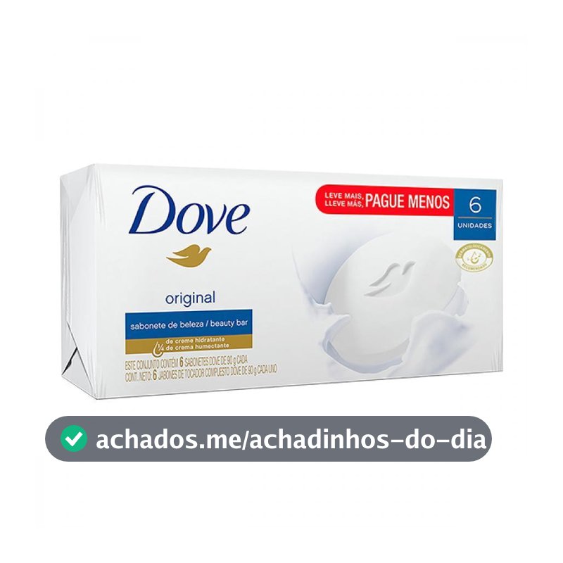 Sabonete Dove Original c/6un de 90g