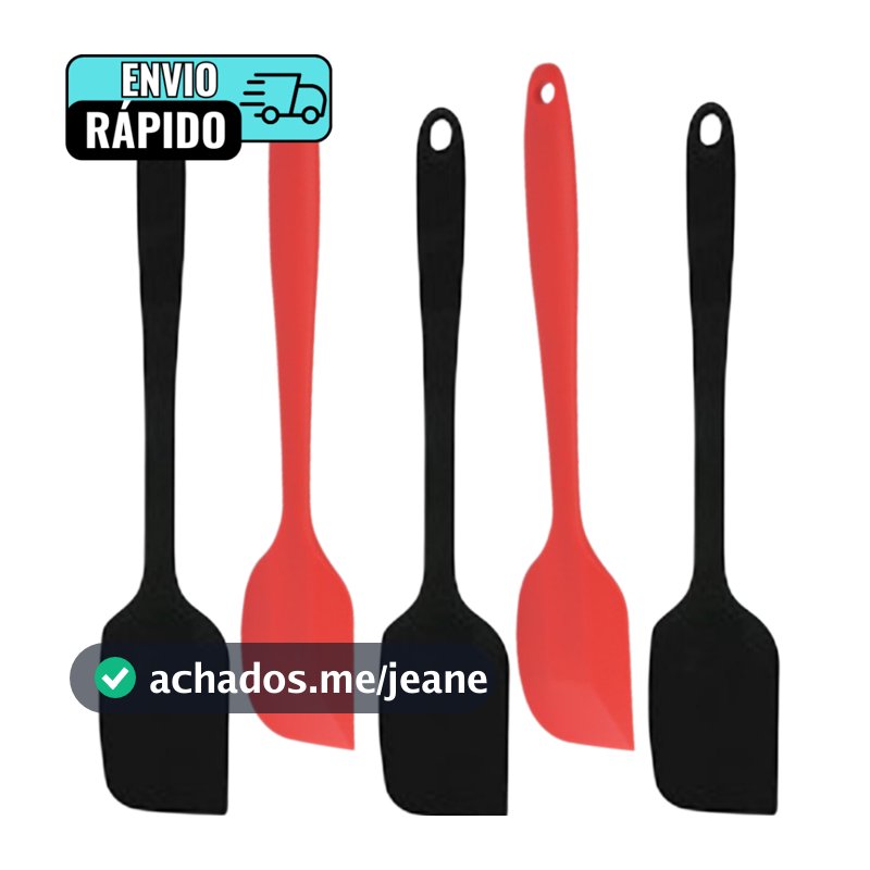 Espátula Pão Duro Premium Em Silicone Para Chocolate Sobremesa Restaurante Lanchonete Docerias