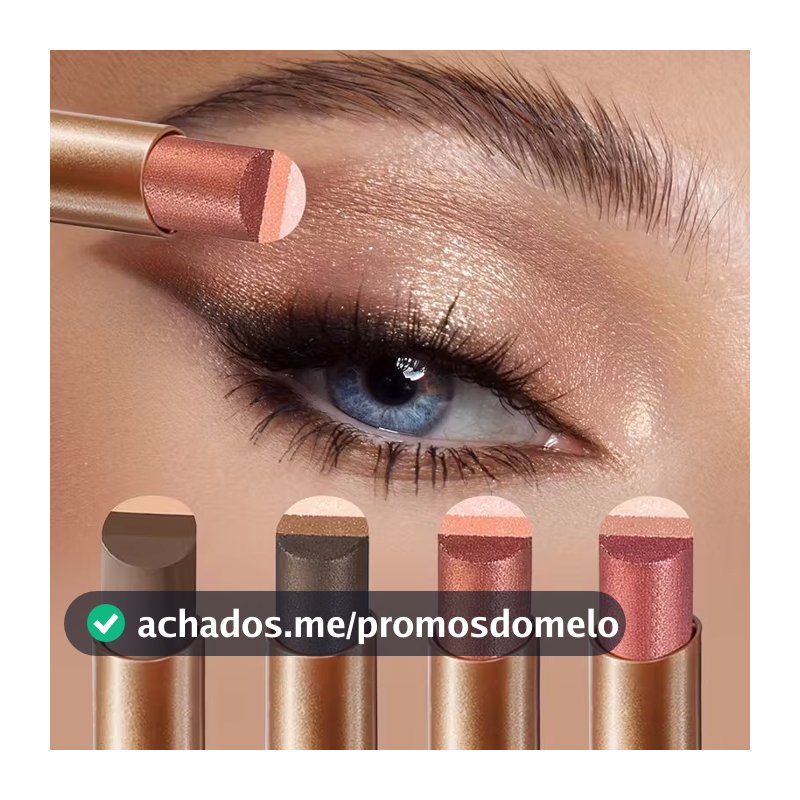 Bastão de Sombra de Olhos, Textura Suave, Fácil de Misturar, Longa Duração, À Prova d'Água, Maquiagem para os Olhos