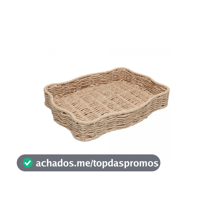 Bandeja Daisy 34,5cm x 25,5cm x 5,5cm Papel - Wolff