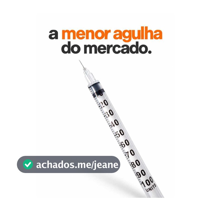 10 UNIDADES de Seringas para Insulina, Botox ou Tirzepatida zero residuo,1 ml com agulha fixa, 6mm x 0,25 mm (Sol M)