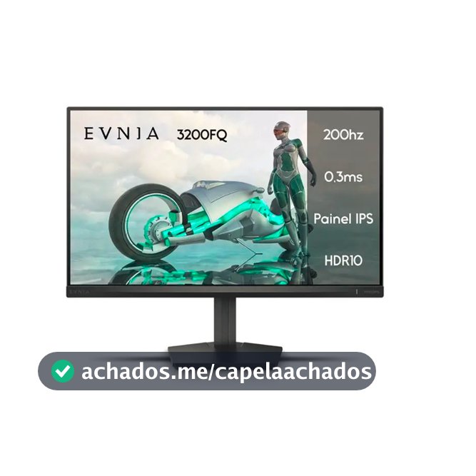 Monitor Gamer Phillips De 23.8 Full Hd Ips Com 200hz Preto