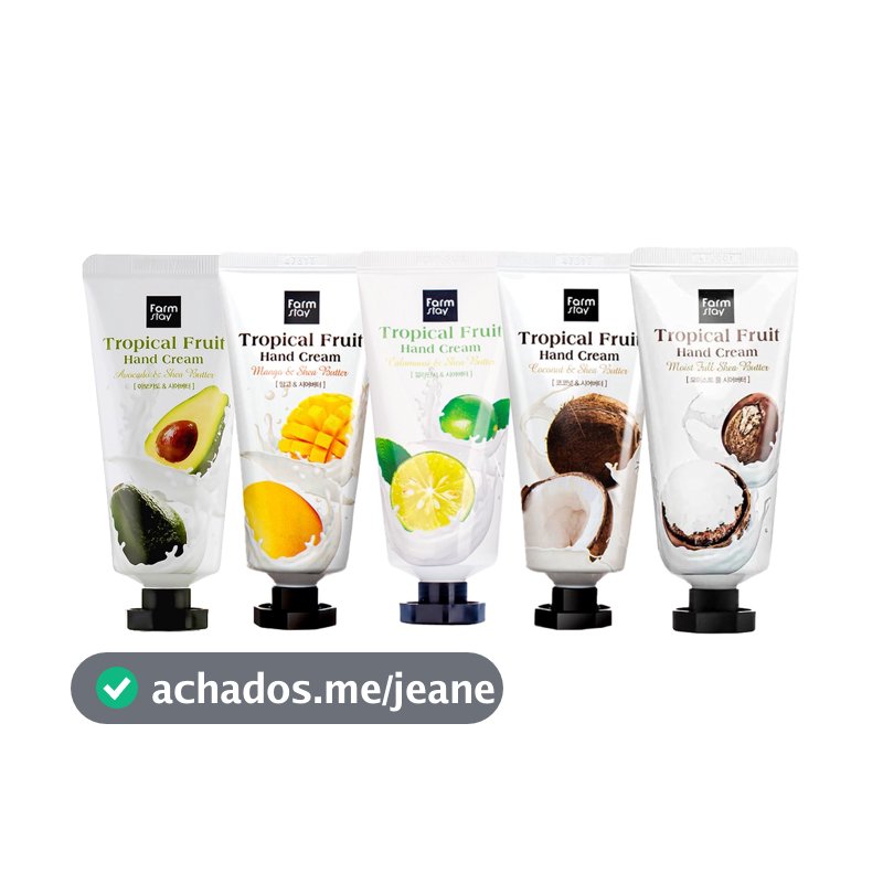 farmstay tropical fruit hand cream 50ml 5 types