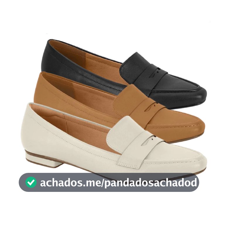 Mocassim Feminino Vizzano Bico Fino Sapato Social Confortável Casual Original Elegante Calce Fácil