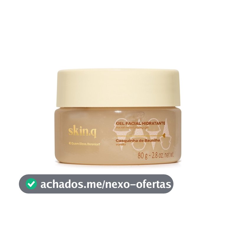 Quem Disse, Berenice? Gel Facial Hidratante Skin.q Baunilha 80g