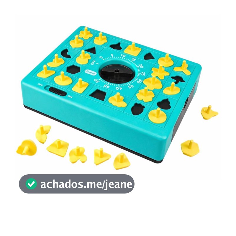Brinquedo Educativo Encaixe de Formas com Timer Infantil Coordenação Motora Raciocínio +3 Anos