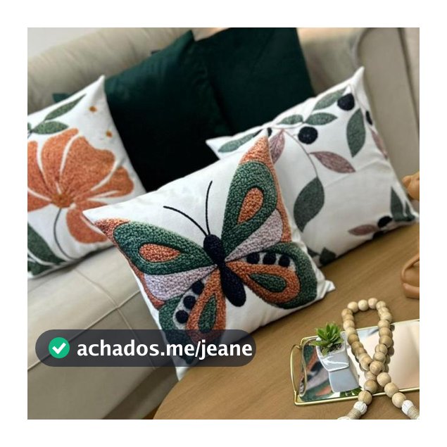 Kit com 5 Capas de Almofada 45x45 Suede Aveludado Estampada Decorativa Lançamento