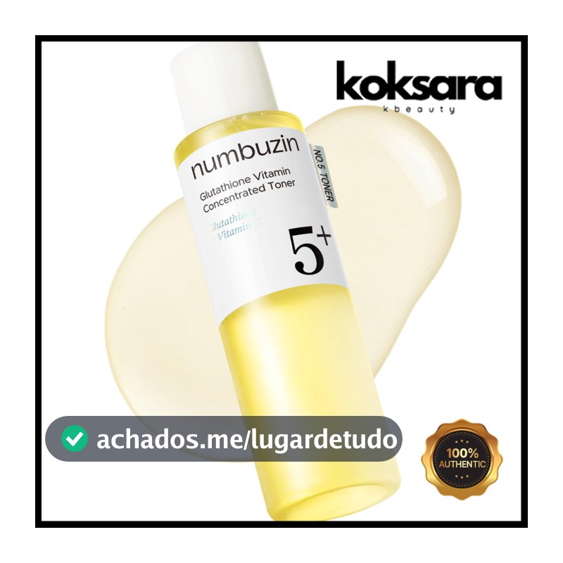 numbuzin no.5+ glutathione vitamin boosting essential toner 200ml