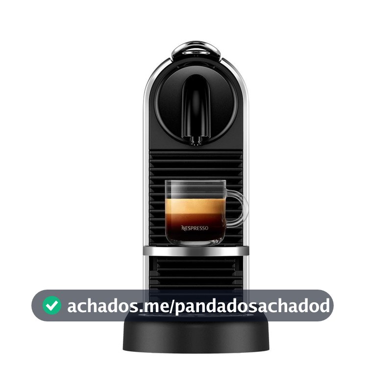Cafeteira Nespresso CitiZ Platinum Titan para Café Espresso - D140BR