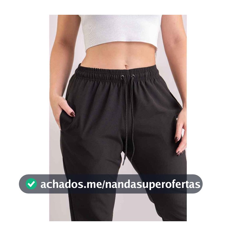 CALÇA JOGGER FEMININA ESPORTIVA TACTEL ELASTANO TOP/CALÇA PARA TREINO,CAMINHADA,ACADEMIA DIA A DIA