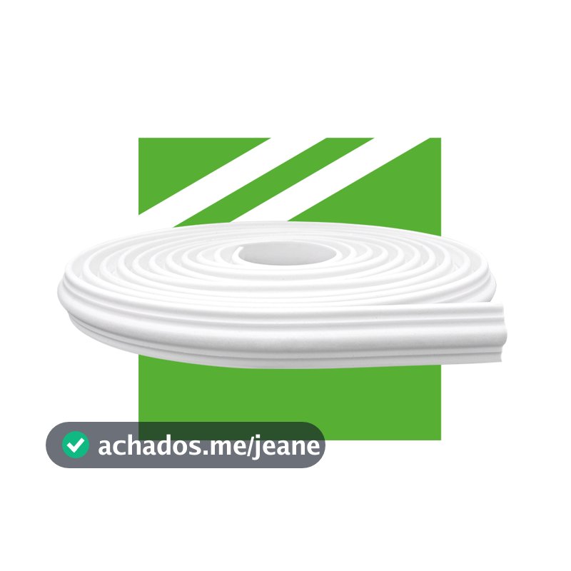Roda Meio Boiserie de EVA Flexível Autocolante 3,8cm de altura Rm61 | Envio FULL