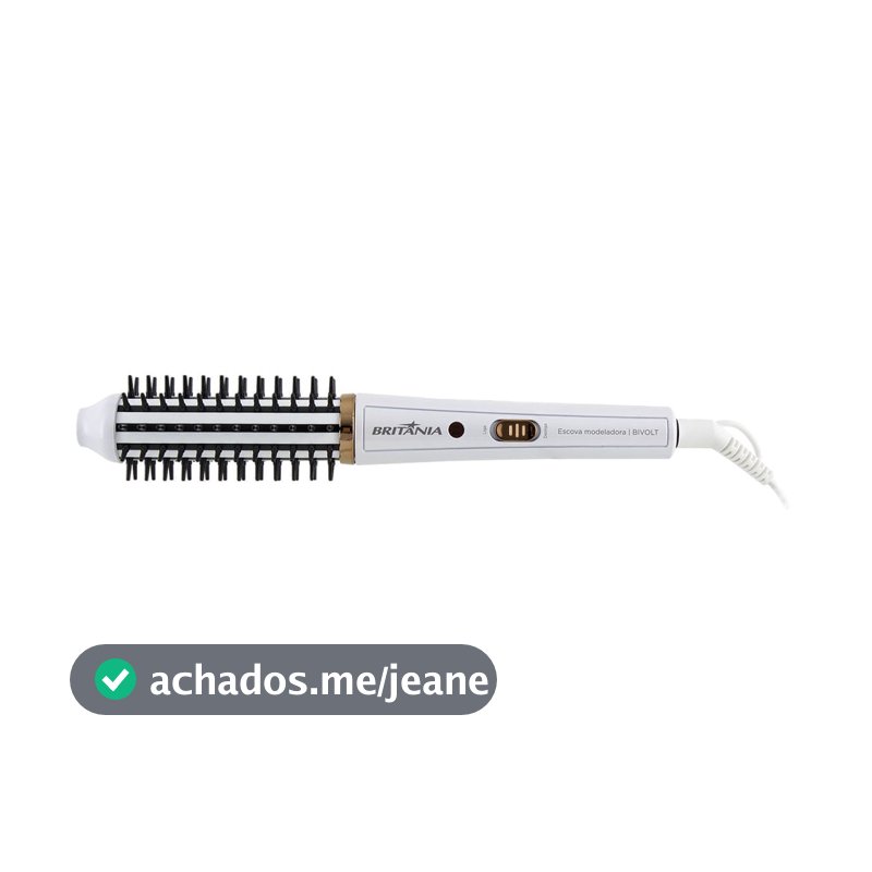 Escova Modeladora Britânia 2 em 1 Antiaderente 60W BEC04