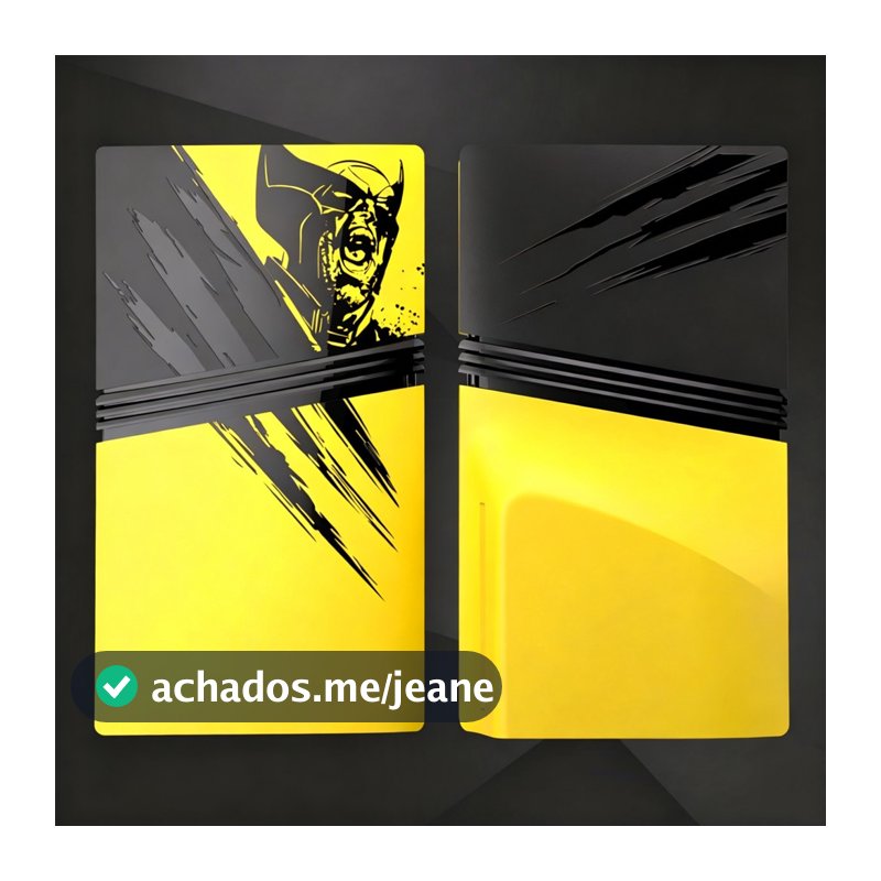 Placa Frontal Do Console Wolverine Claw Pattern Compatível Com PS5/PS5 Slim Pro , Capa Protetora De Substituição Resiste