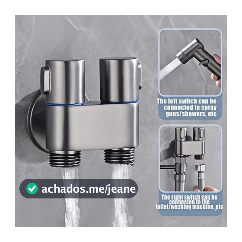 Mais Recente Kit De PulverizaçãO Soquete Kit De Banheiro Chuveiro Banheiro Dois Com Registro