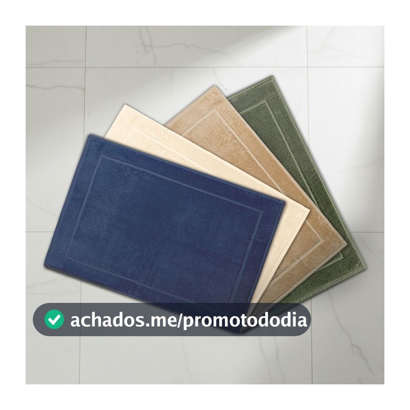 Toalha De Piso Para Banheiro Karsten 100% Algodão Macio Alta Gramatura Soft Max Juliet