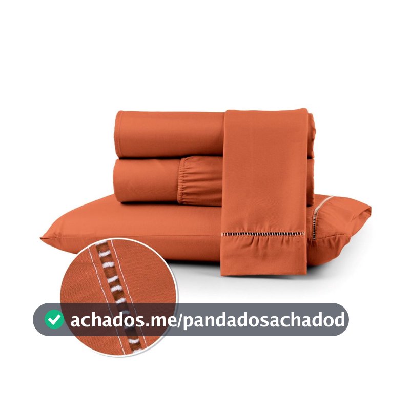 Jogo de Lençol 400 fios Toque Suave e Acetinado Berço Solteiro Casal Queen King 02 e 03 Peças