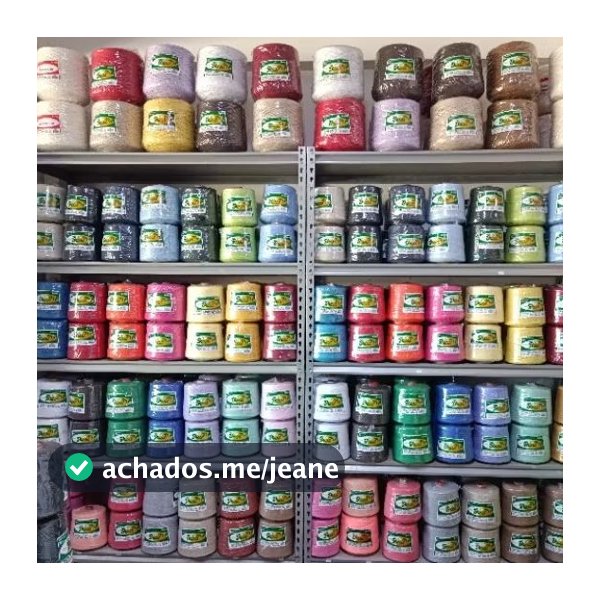 Barbante Eco Brasil 1Kg Fio 6 e 8 com Algodão Ecológico para Artesanato