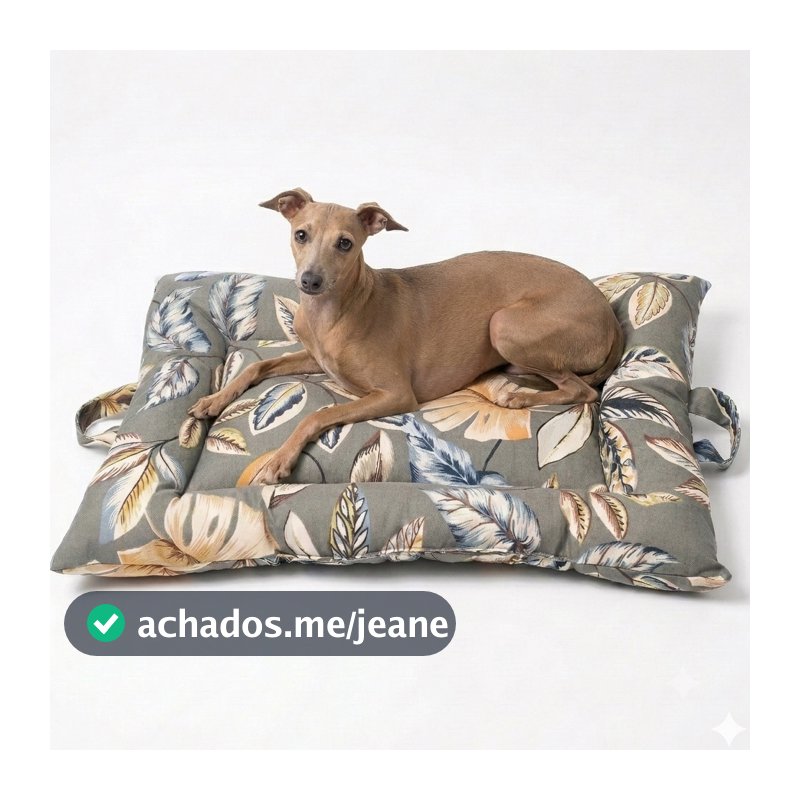 Cama Colchonete Pet Impermeável Cachorro Cama Fibra Siliconada Lavável Confortável