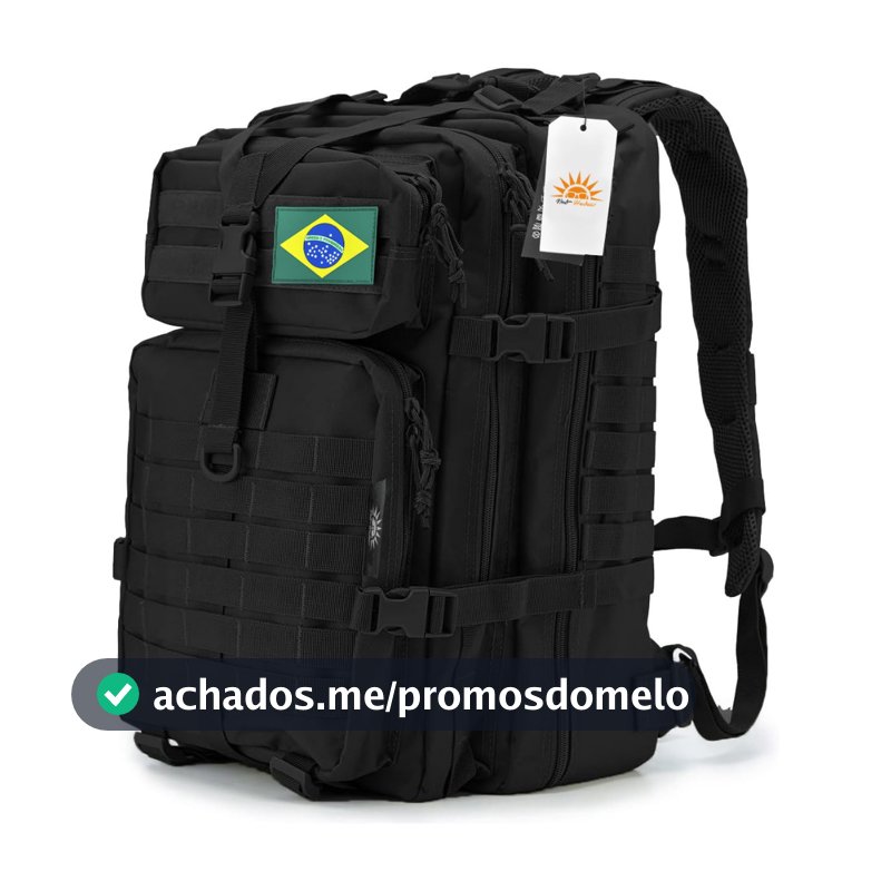 Mochila Militar Tática Impermeável Grande 50l,Mochila de Viagem,Masculina Feminina Assault