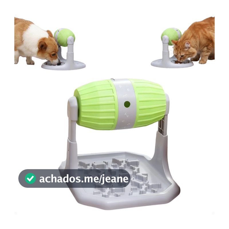Brinquedo Cachorro Alivio stress Interativo Ração Alimentador Tigela Divertido Cães Gato Petisco