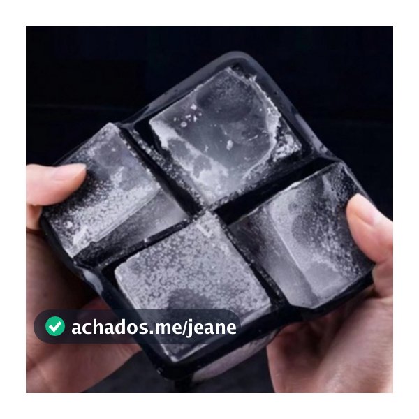 Forma De Silicone 11X11X5CM Multicolorido Para Gelo Frutas 4 Divisões Divisórias Forma Grande Utensilio De Cozinha