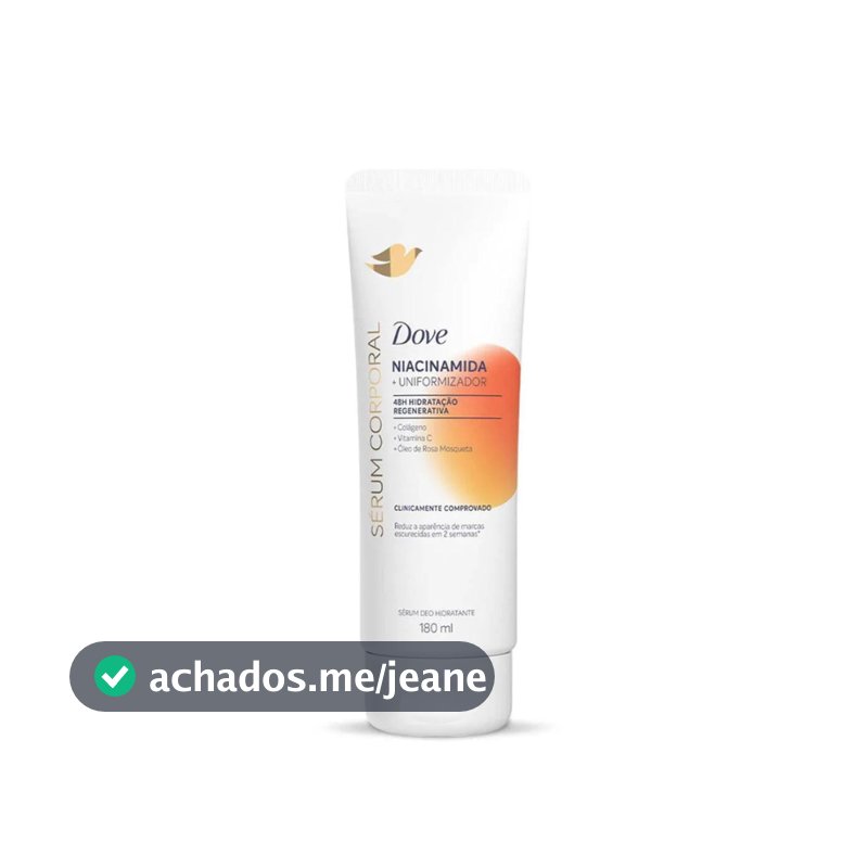 Sérum Hidratante Corporal Dove Niacinamida + Uniformizador 180ml