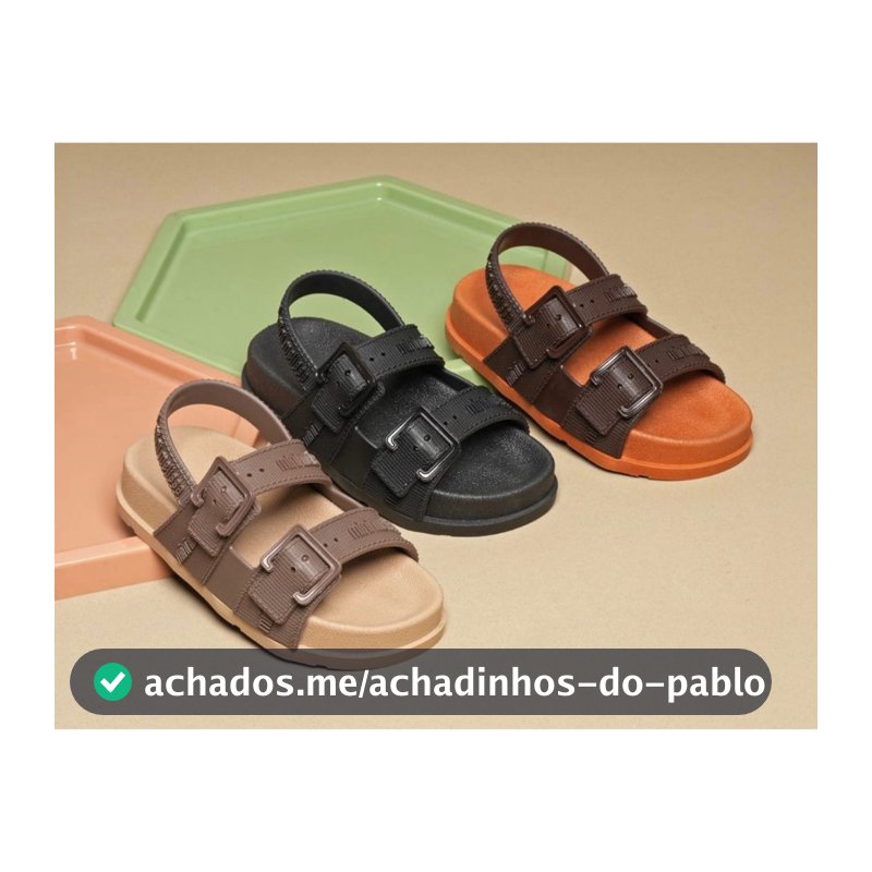 Sandália Infantil Mini Melissa Papete Baby com Fivela | Confortável Premium | 19 ao 26
