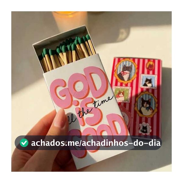Caixa de fósforo Longa Decorativa | Personalizada