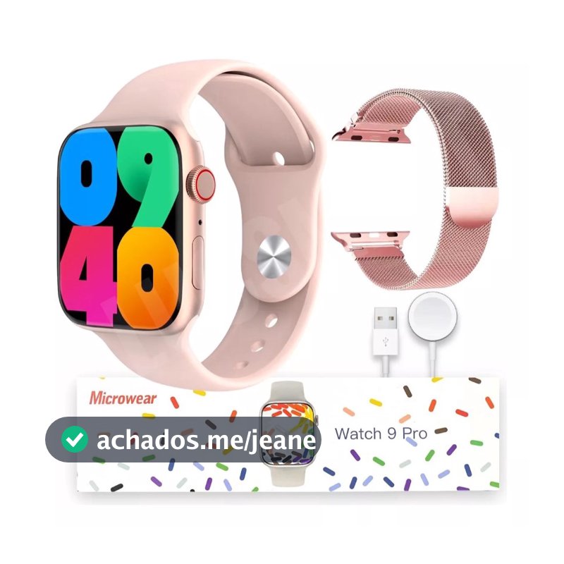 Smartwatch W29 Pro Serie 9 Ilha Dinamica e S11 Serie 11 Chat GPT Responde msg modelo novo lançamento