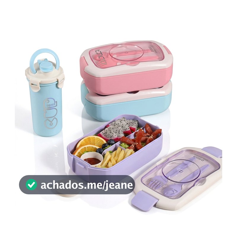 LUWAVE Marmita Hermética 750ML + Copo 450ML