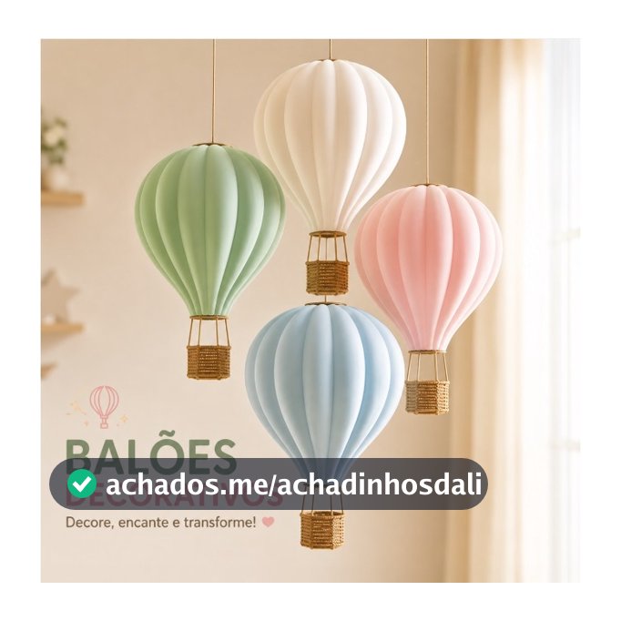 Balão Decorativo Infantil Pendente Decoração Quarto Bebê