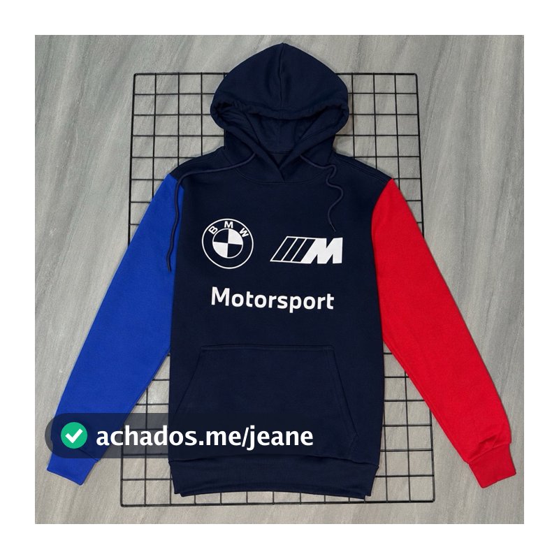 Moletom Motorsport estampado