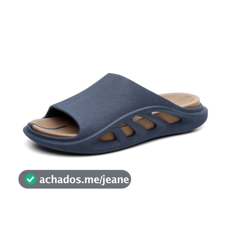 Chinelo Papete Masculino Slide Soft Anatômico Confortável
