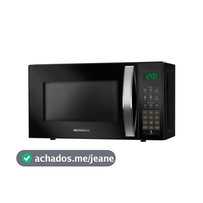 Micro-ondas Mondial Mo 01 21 B Potencia 1200w 60hz 21 Litros