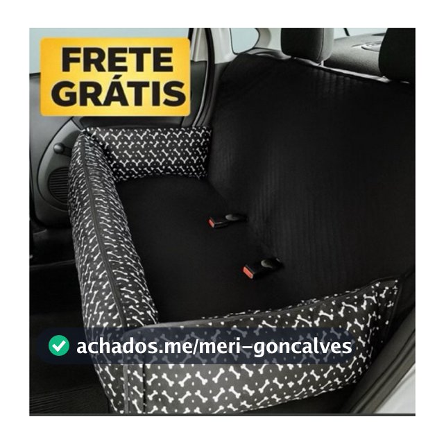 Protetor Pet Gigante para Banco Veicular Traseiro Impermeável Com Zíper e Almofadas Laterais P/G/GG