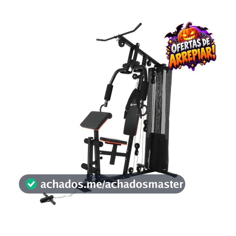 Estação de Musculação 65kg Gallant Elite X (GEM65H27A-PT)