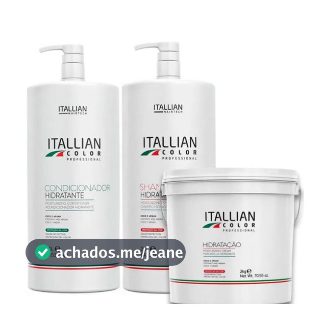 Kit Shampoo E Condicionador 2,5litros Máscara Hidratação 2kg