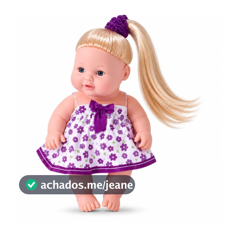 Boneca Little Bee Cabelo 17,5 cm - Bee Toys