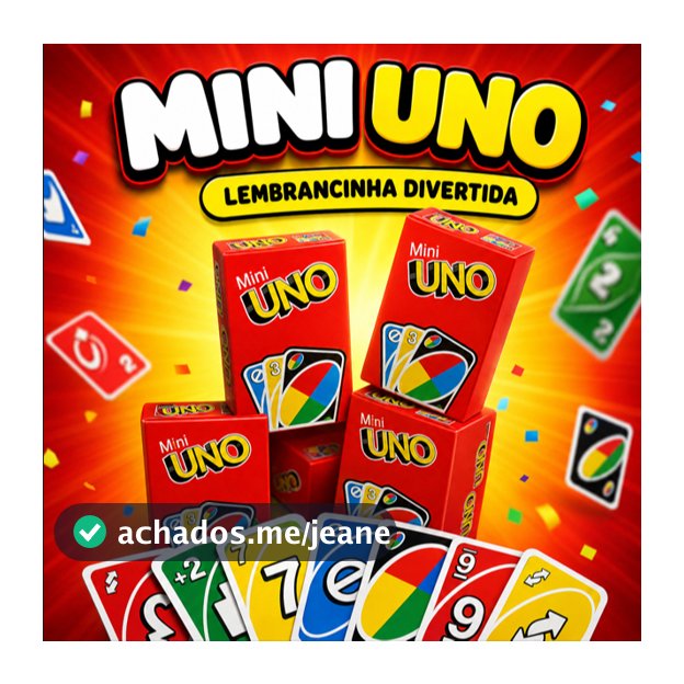 Kit 12/24/36/48/60 Lembrancinha Mini Jogo de cartas UNO Cartas Festas Aniversário