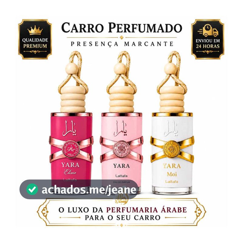 Aromatizador automotivo perfume árabe cheirinho para carro fragrâncias exclusivas