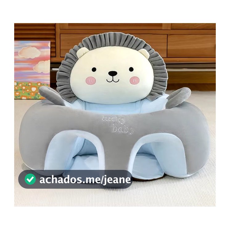 Assento Puff com Enchimento Leão