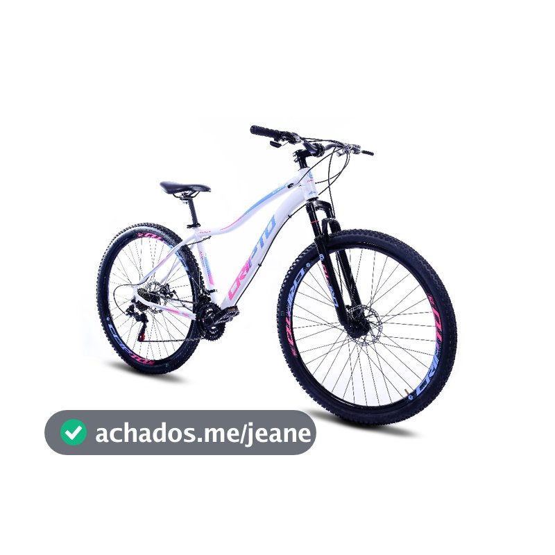 Bicicleta Aro 29 MTB Cripto 24 Marchas Alumínio Freio Disco c/Suspensão