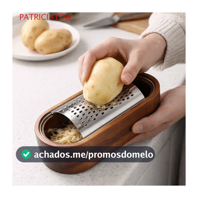 PATRICIA1OW Ralador De Queijo , Portátil De Chocolate Com Cabo De Acácia , Aço Inoxidável