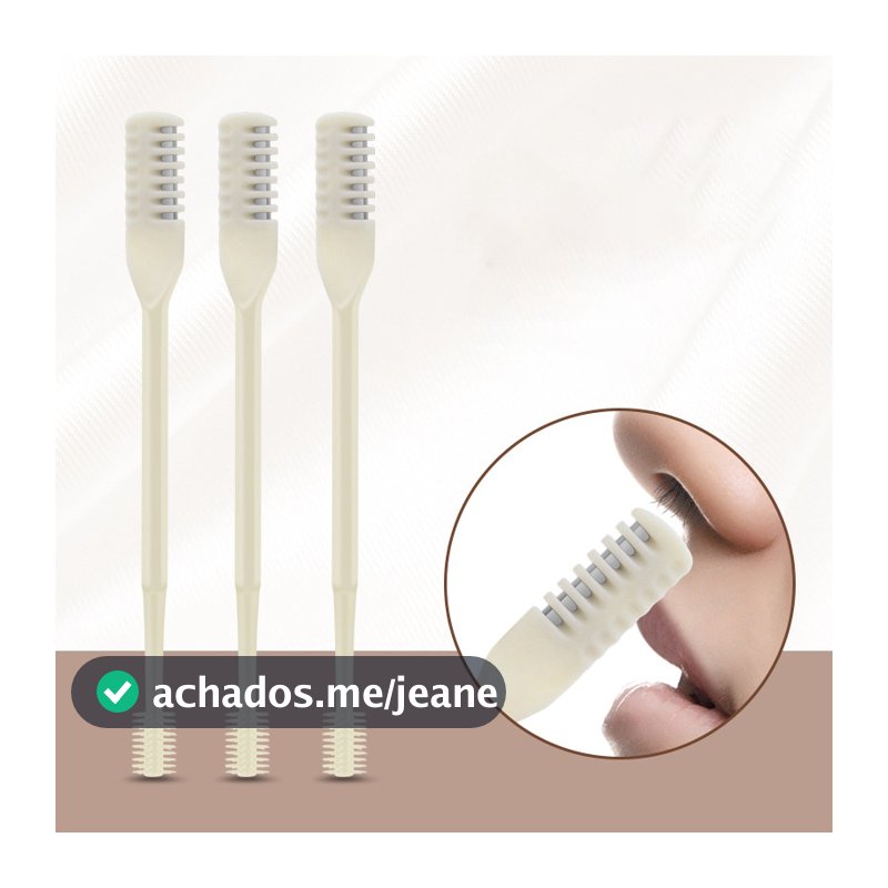 Aparador de Pelos do Nariz Orelha Portátil Rotativa Seguro Fácil Lamina Compacta 360