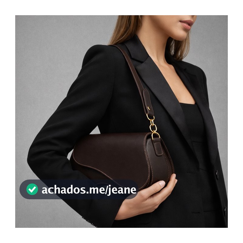 Bolsa Feminina Baguete De Ombro Elegante Linha Premium