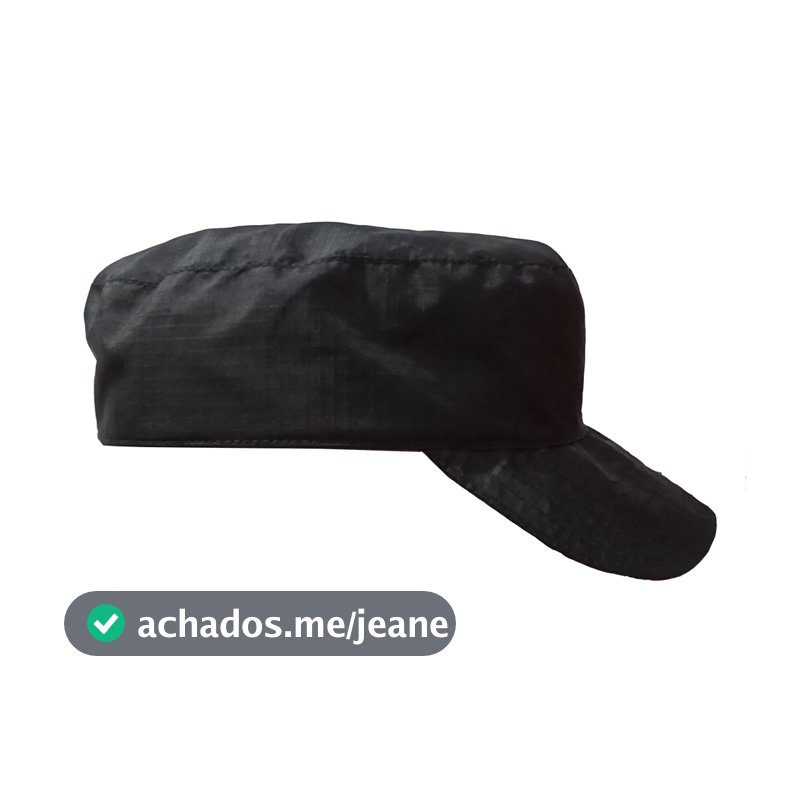 Gorro Estilo Velame Exército Pala Mole Comandos Preto