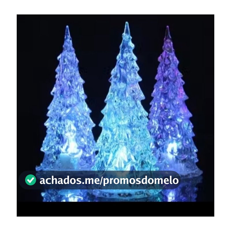 Árvore de Natal Decorativa com Luz LED