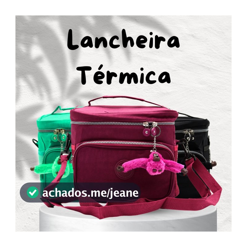 Lancheira Térmica Escolar Transversal