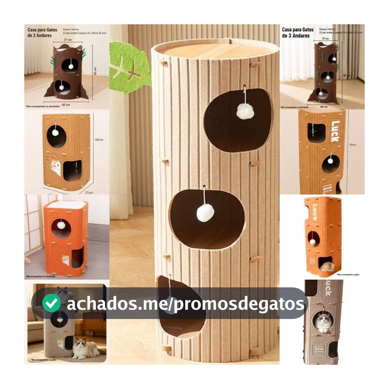 TORRE Árvore Playground Casinha Arranhador Gatos FILHOTES Em Feltro 0,7cm Diversão Multifuncional