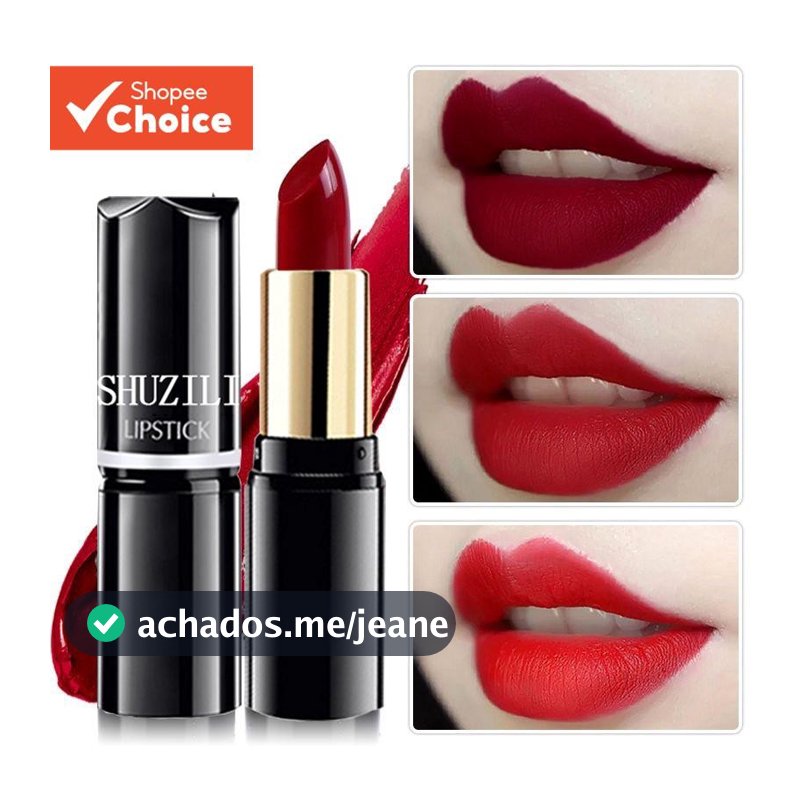 Shu Zili Round Makeup Batom Hidratante Cosméticos Fácil De Aplicar Cor E Não Desbotar